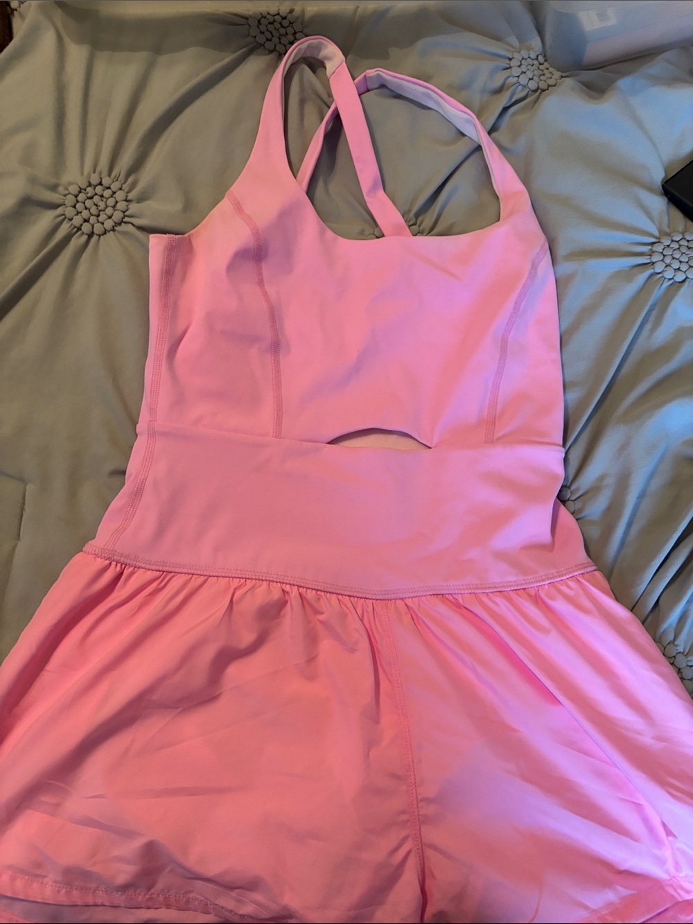 Free People Pink Cutout Romper